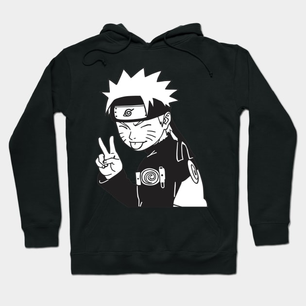 Naruto - sticker Hoodie by BlazingTurtle